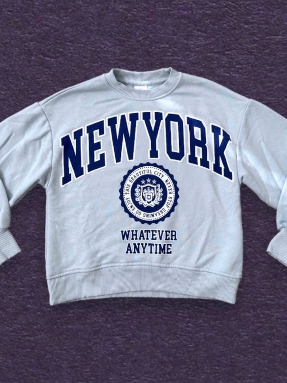 Zara New York Crewneck Sweatshirt